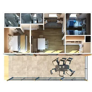 Victoria Mobilehome In Istra Premium 2*, Funtana Kroatien
